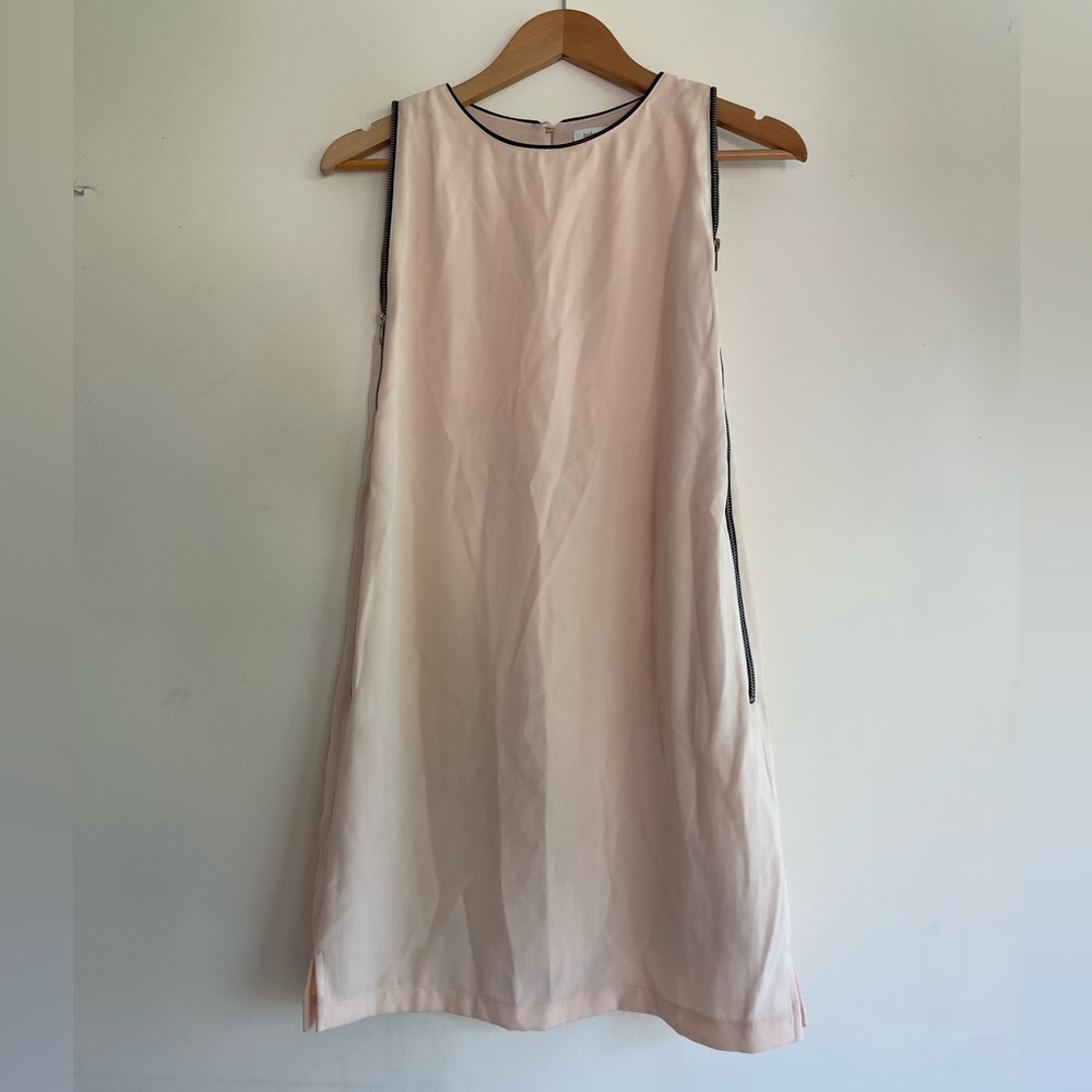 Bishop + Young Light pink sleeveless side zip Mini dress Size small